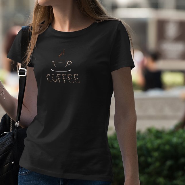 Coffee Bowl & Coffee Beans  T-Shirt (Creator Uploaded)