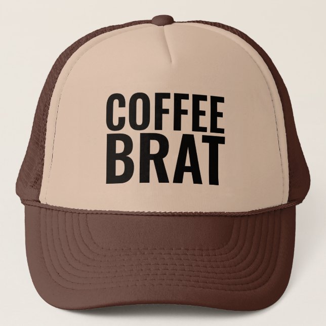 COFFEE BRAT CAP HAT (Front)