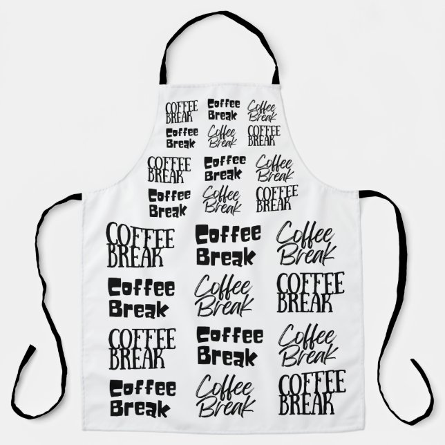Coffee Break  Apron (Front)