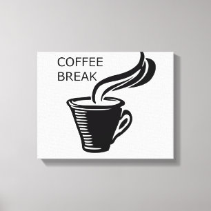 Coffee Break Canvas Print