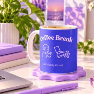 Coffee Break/Coughy Brake - Personalised Funny Mug