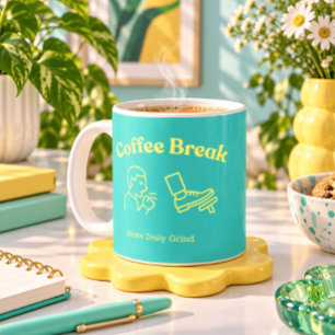 Coffee Break/Coughy Brake - Personalised Funny Mug