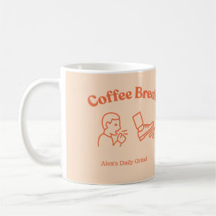 Coffee Break/Coughy Brake - Personalised Funny Mug