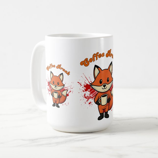 Coffee Break Design Mug (Front Left)