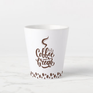 Coffee break latte mug