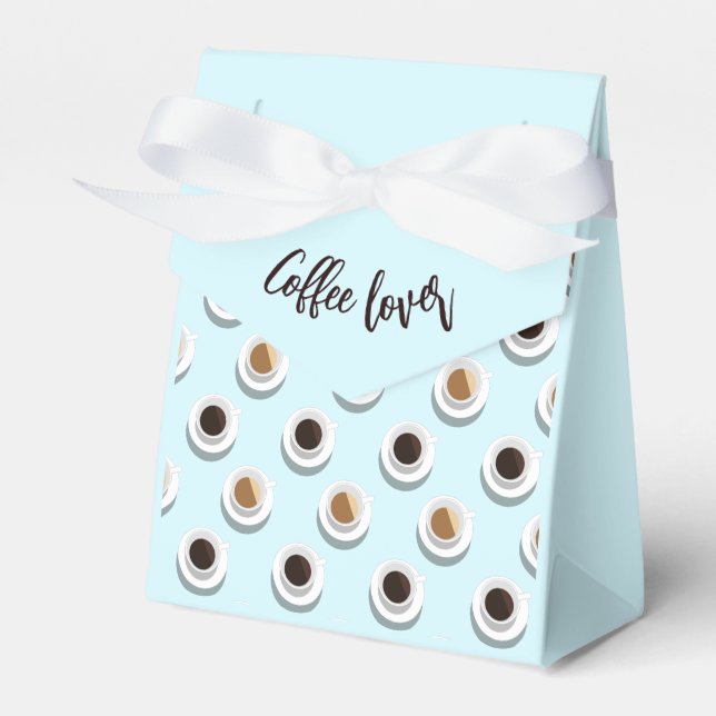 Coffee break. medium gift bag favour box (Front Side)