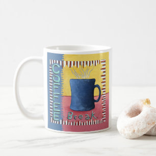 Coffee Break Two-Tone Coffee Mug