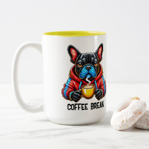Coffee Break Two-Tone Coffee Mug