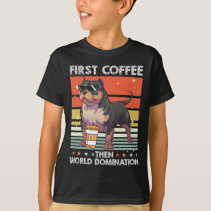 Coffee Breed Dog - Pet American Bully T-Shirt