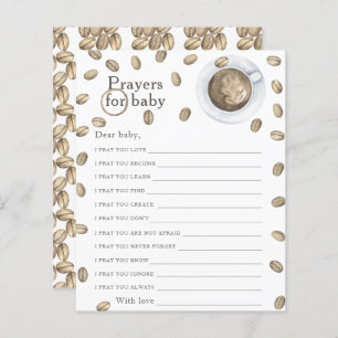 Coffee brewing baby shower Prayers for baby