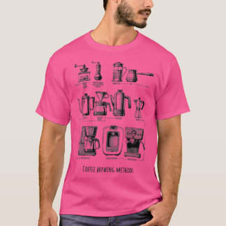 Coffee brewing methods T-Shirt