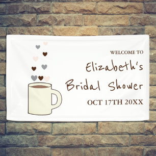 Coffee Bridal Shower Banner