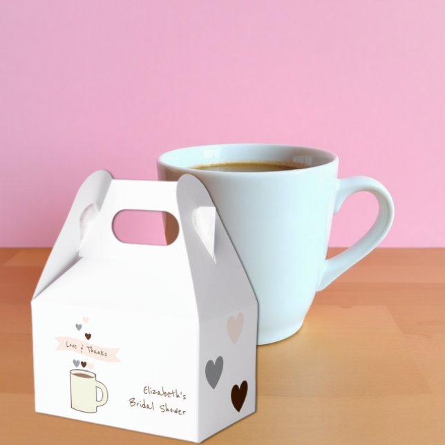 Coffee Bridal Shower Favour Box (Creator Uploaded)