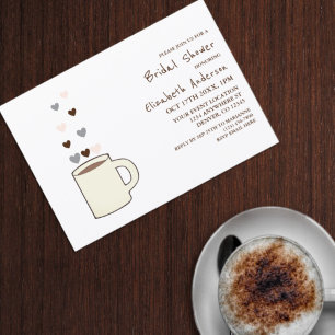 Coffee Bridal Shower Invitation