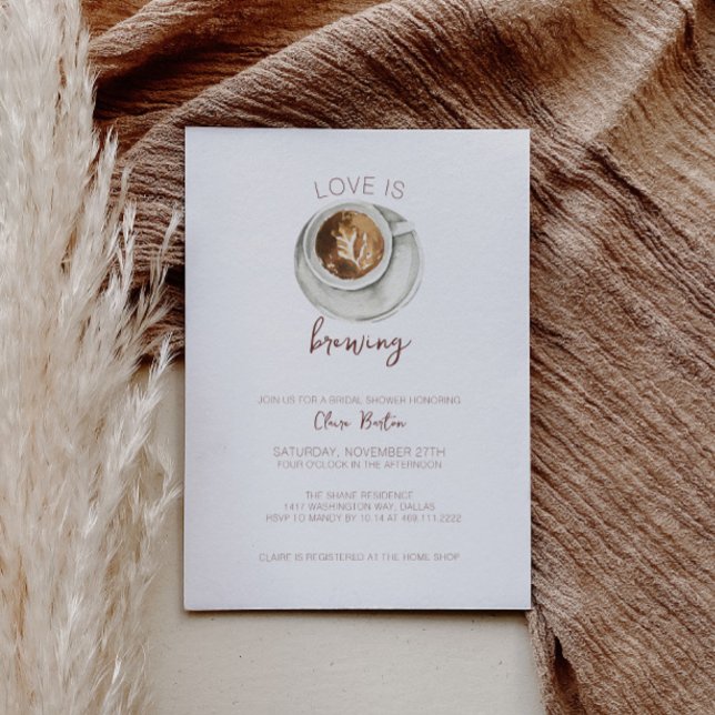Coffee Bridal Shower Invitation (Creator Uploaded)