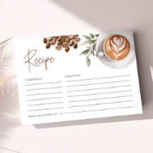 Coffee Bridal Shower - Love is Brewing Recipe