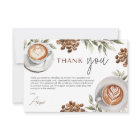 Coffee Bridal Shower - Love is Brewing Thank You