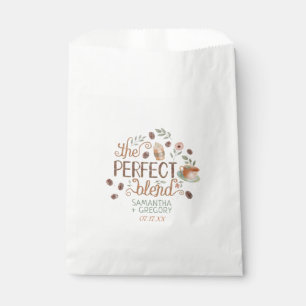 Coffee Bridal Wedding Shower The Perfect Blend Favour Bags