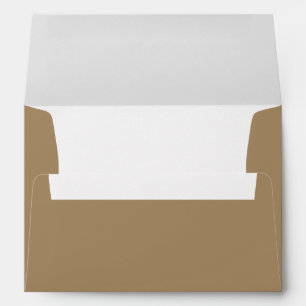 Coffee Brown Custom Envelope – Full Color