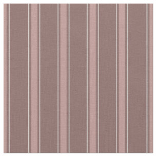 Coffee Brown & Light Brown Stripes Fabric