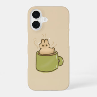 Coffee bunny iPhone 16 case