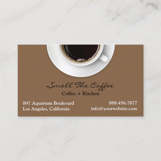 Coffee Business Card (Front)