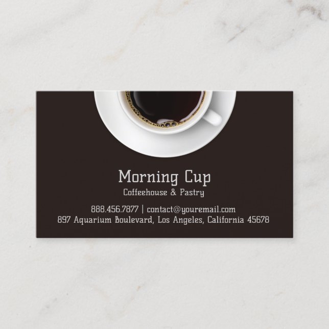 Coffee Business Card (Front)
