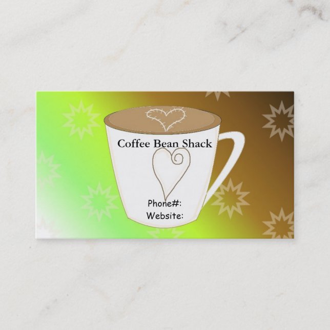 Coffee Business Card (Front)