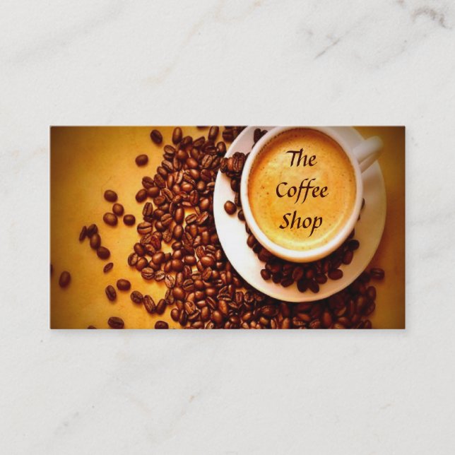Coffee Business Card (Front)