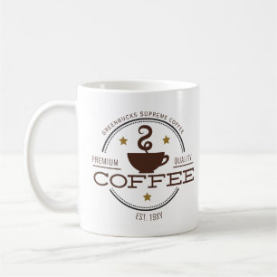 Coffee business logo mug