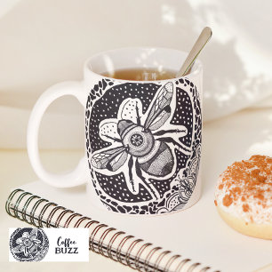 Coffee Buzz Bumble Bee Mug