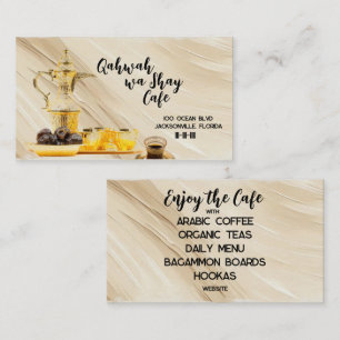 Coffee Cafe 3.5" x 2.0" Business Card