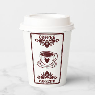 coffee / cafecito paper cups