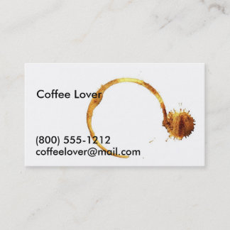 Coffee Calling Card
