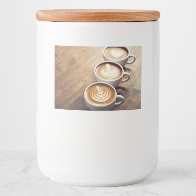 coffee capsule food jars label (Front)