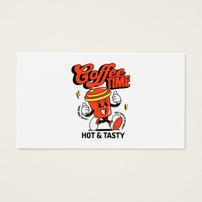 Coffee Cartoon Retro  (Front)