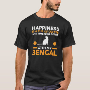 Coffee Cat Bengal T-Shirt