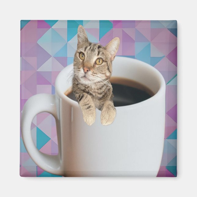 coffee cat magnet (Front)