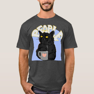 coffee cat people T-Shirt