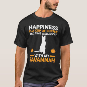 Coffee Cat Savannah T-Shirt