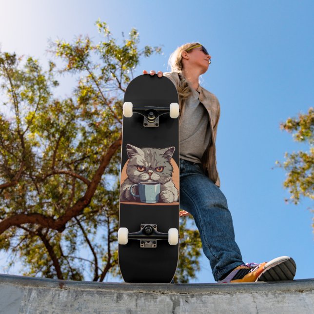 COFFEE CAT SKATEBOARD (Outdoor 1)