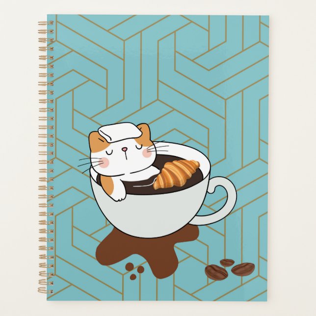 Coffee Cat Spa Planner (Front)