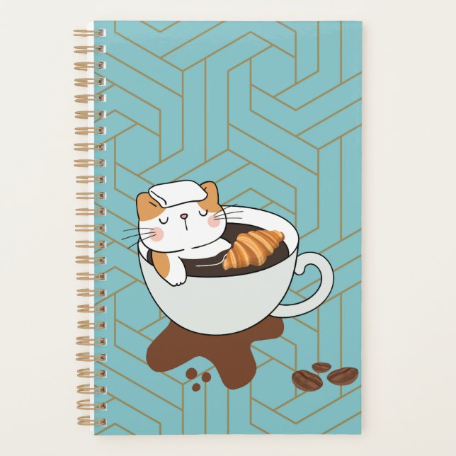  Coffee Cat Spa Planner (Front)