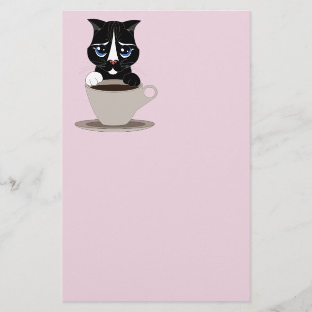 COFFEE CAT STATIONERY (Front)