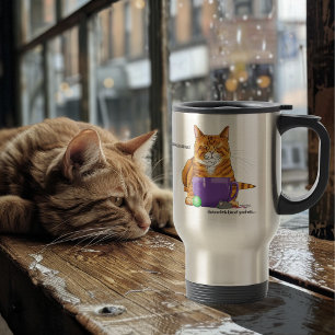 Coffee Cat Travel Mug