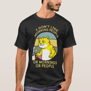 Coffee  Cat Whisperer Caffeinated Coffeeholic T-Shirt