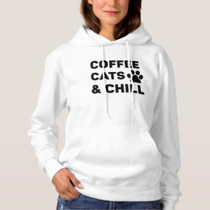 Coffee Cats & Chill Hoodie