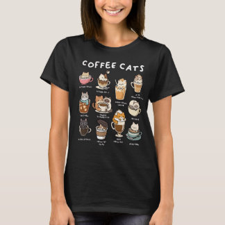 Coffee Cats Shirt Funny