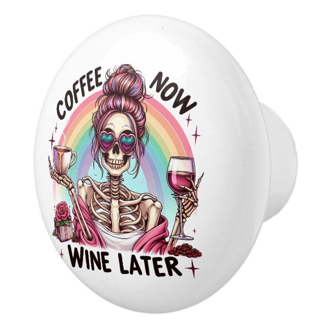 Coffee Ceramic Knob (Right)