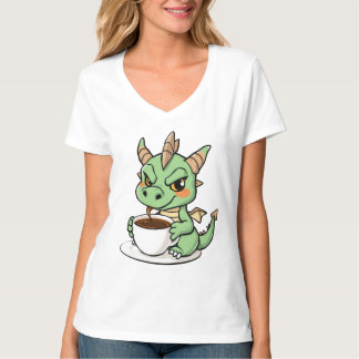 Coffee, Chaos & Drachenpower T-Shirt